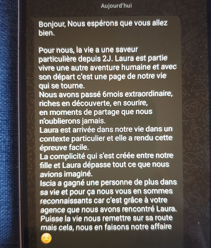 AGENCE AU PAIR TEMOIGNAGE